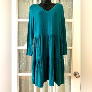 Matilda Jane size M teal long sleeve dress. So cute! Excellent condition.